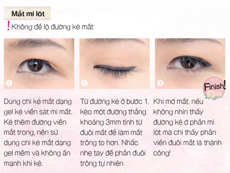 Nếu bạn mới bắt đầu sử dụng eyeliner, hãy xem hình ảnh về tuyệt chiêu sơ cấp để trang điểm mắt tự tin hơn nhé!