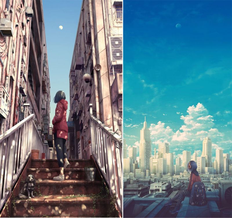 Cuộc sống đời thường đẹp siêu thực qua tranh Kouki Ikegami | KILALA
