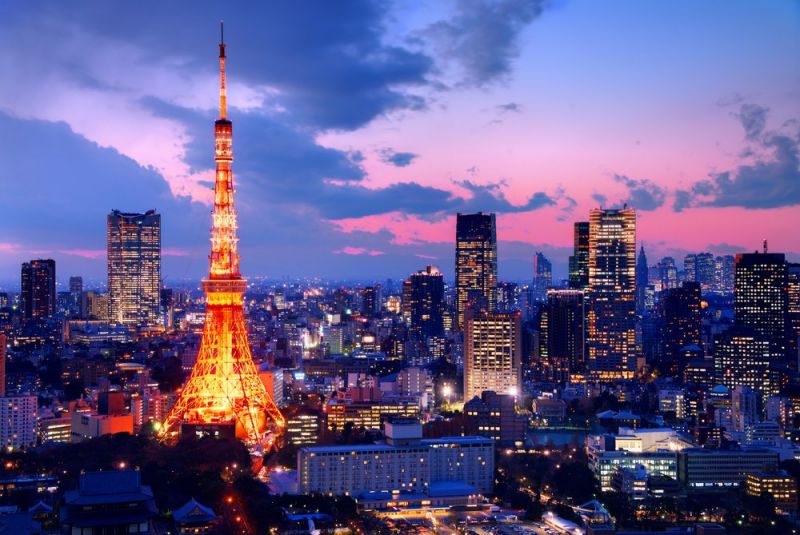 Tháp Tokyo Skytree  Du học VTC  Du học Hàn Quốc  Du học Nhật Bản